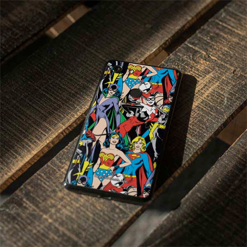 DC Comics Wonder Woman DC Bombshells Characters Pattern Google Pixel 3 XL Skin